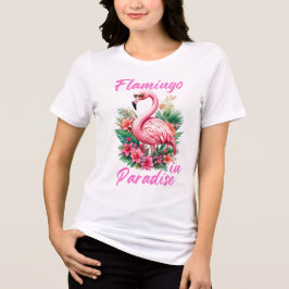 Flamingo im Paradies Tri-Blend-Shirt Tri-Blend Shirt