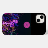 Flamingo im Party des Tanzes. Fall Mate iPhone Case-Mate iPhone Hülle (Rückseite (Horizontal))
