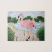 Flamingo im Sumpf Puzzle (Horizontal)
