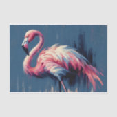 Flamingo Impressionismus Malerei Decoupage Seidenpapier (Vorderseite)