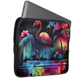 Flamingo in A Lake-63852 Laptopschutzhülle (Vorne Rechts)