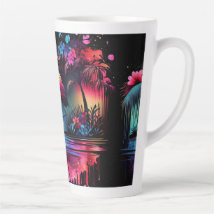 Flamingo in A Lake-63852 Milchtasse