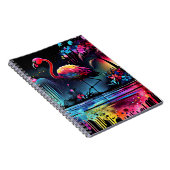 Flamingo in A Lake-63852 Notizblock (Rechte Seite)