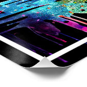 Flamingo in A Lake-63852 Poster (Ecke)