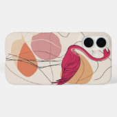 Flamingo in Bloom Case-Mate iPhone Hülle (Rückseite (Horizontal))