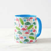 Flamingo in der Paradise Tasse (VorderseiteRechts)