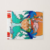 Flamingo in der Sonne Puzzle (Horizontal)