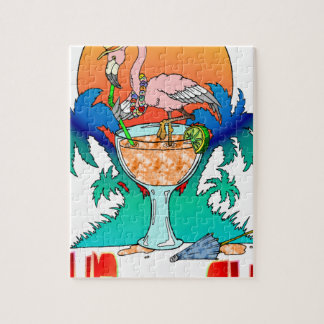 Flamingo in der Sonne Puzzle