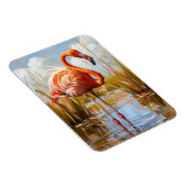 Flamingo in der Wildnis Magnet (Rechte Seite)