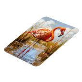 Flamingo in der Wildnis Magnet (Linke Seite)