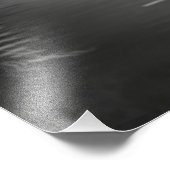 Flamingo in einem Pool Fotodruck (Ecke)