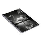 Flamingo in einem Pool Notizblock (Rechte Seite)