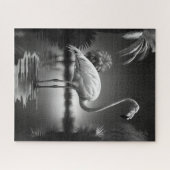 Flamingo in einem Pool Puzzle (Horizontal)