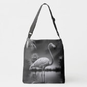 Flamingo in einem Pool Tragetaschen Mit Langen Trägern (Rückseite)