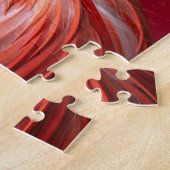 Flamingo in einem Top Hat Puzzle (Seite)