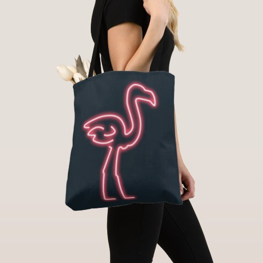 Flamingo in Neon Pink Tasche (Von Nahem)