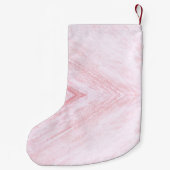 Flamingo in Weihnachtsmannmütze Custom Weihnachts- Kleiner Weihnachtsstrumpf (Rückseite)