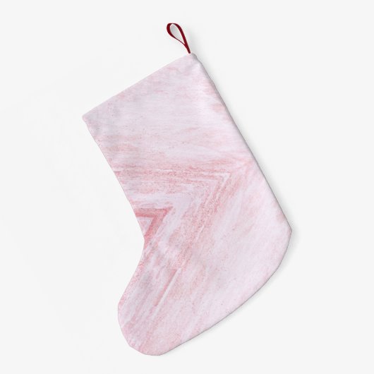 Flamingo in Weihnachtsmannmütze Custom Weihnachts- Kleiner Weihnachtsstrumpf (Rückseite (Hängend))