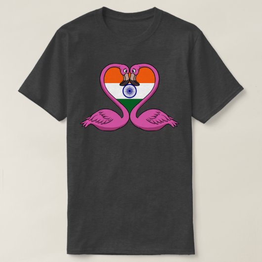 Flamingo Indien T-Shirt (Design vorne)