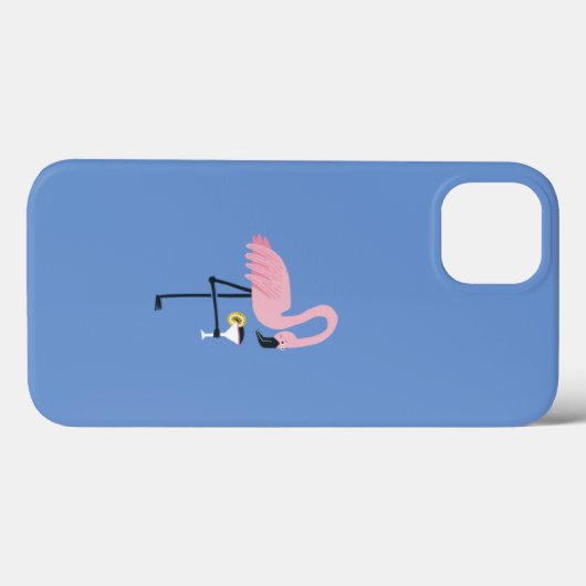 Flamingo iPhone Case (Rückseite (Horizontal))