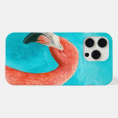 Flamingo iPhone Hülle (Rückseite (Horizontal))