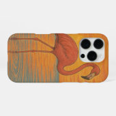 Flamingo iPhone Hülle (Rückseite (Horizontal))