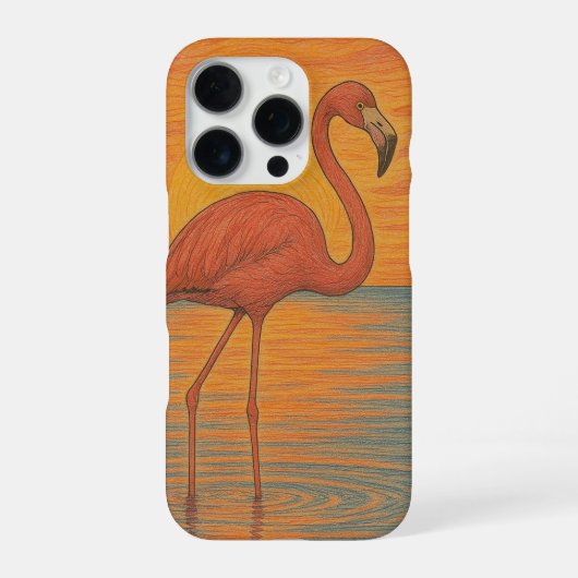 Flamingo iPhone Hülle (Rückseite)