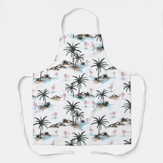 Flamingo Island Schürze (Vorderseite)
