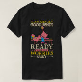 Flamingo ist Massagetherapeut 1 T-Shirt (Design vorne)