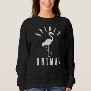 Flamingo ist mein Geist Tier Niedlich Flamingo Sweatshirt