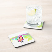 Flamingo joy getränkeuntersetzer (Rechte Seite)