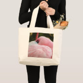 Flamingo Jumbo Stoffbeutel (Vorderseite (Produkt))