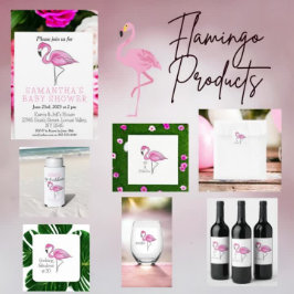 Flamingo Junggeselinnen-Abschied Ich bin die Flock Steinuntersetzer