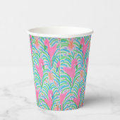 Flamingo Jungle Party Paper Cups Pappbecher (Rechts)