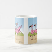 Flamingo-Kaffee Kaffeetasse (Mittel)