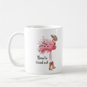 Flamingo-Kaffee-Tasse "Geboren, sich auszustechen" Kaffeetasse (Links)