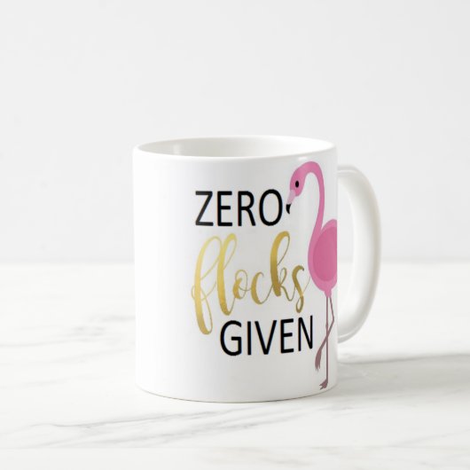 Flamingo-Kaffee-Tasse Kaffeetasse (VorderseiteRechts)