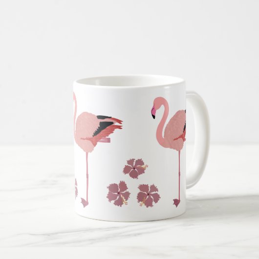 Flamingo Kaffeetasse (VorderseiteRechts)
