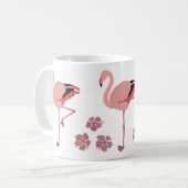 Flamingo Kaffeetasse (Vorderseite Links)