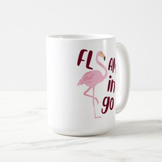 Flamingo Kaffeetasse (VorderseiteRechts)