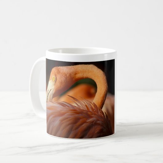 Flamingo Kaffeetasse (Vorderseite Links)