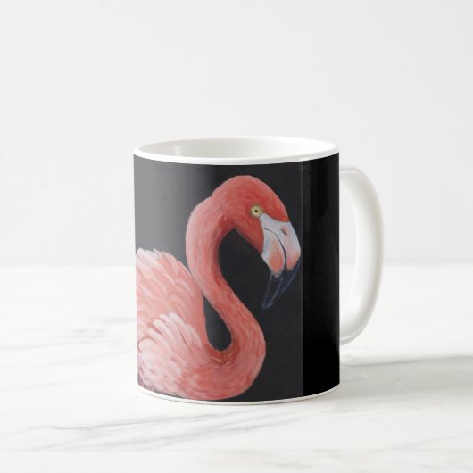 Flamingo Kaffeetasse (VorderseiteRechts)