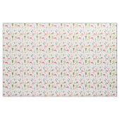 Flamingo-Kaktus-Ananas-Hibiskus-Muster Stoff (Fat Quarter (45,7 x 55,9 cm))