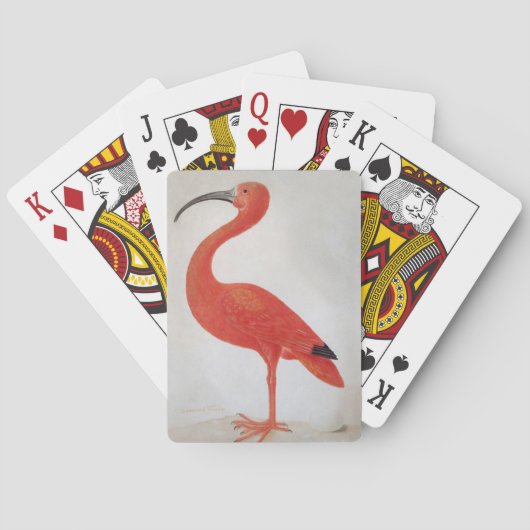 Flamingo - Karte für schöne Kunstspiele Spielkarten (Rückseite)
