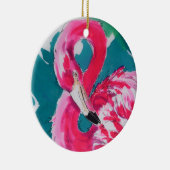 Flamingo Keramik Ornament (Rechts)