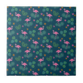 Flamingo Keramik Tile Fliese (Vorderseite)