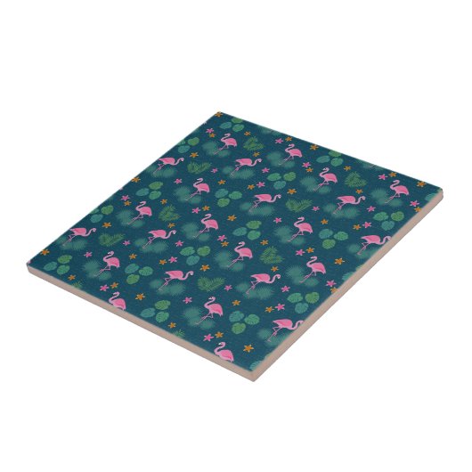 Flamingo Keramik Tile Fliese (Seite)