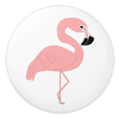 Flamingo Keramikknauf (Vorderseite)
