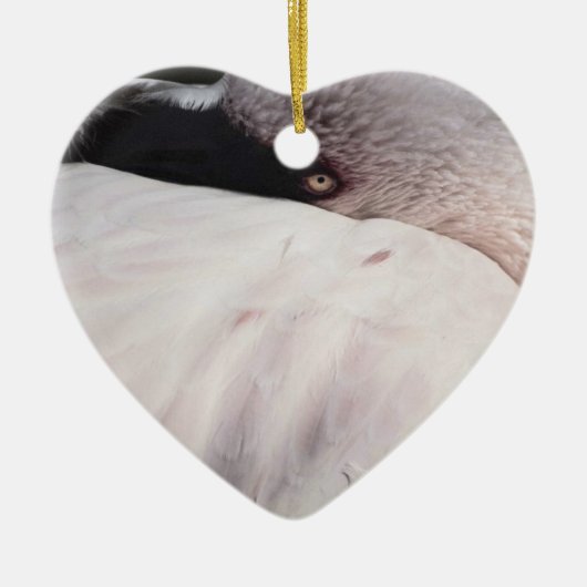 Flamingo Keramikornament (Vorne)