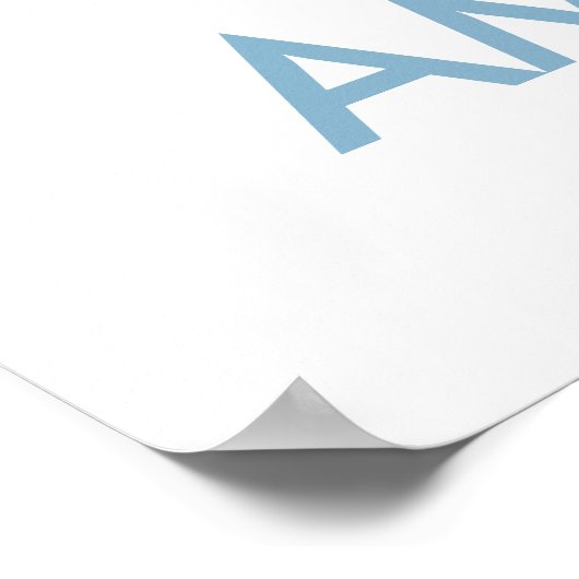 Flamingo Kinderzimmer Art Print | Name des Babys Poster (Ecke)